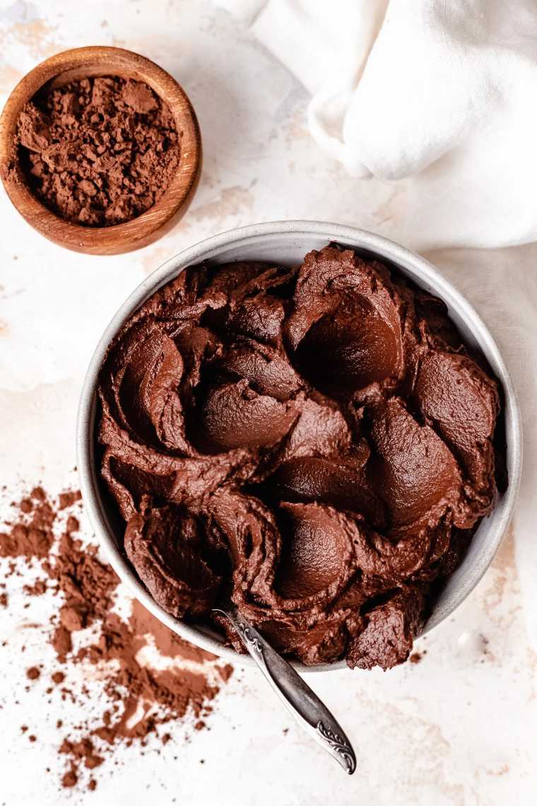 vegan sweet potato chocolate mousse