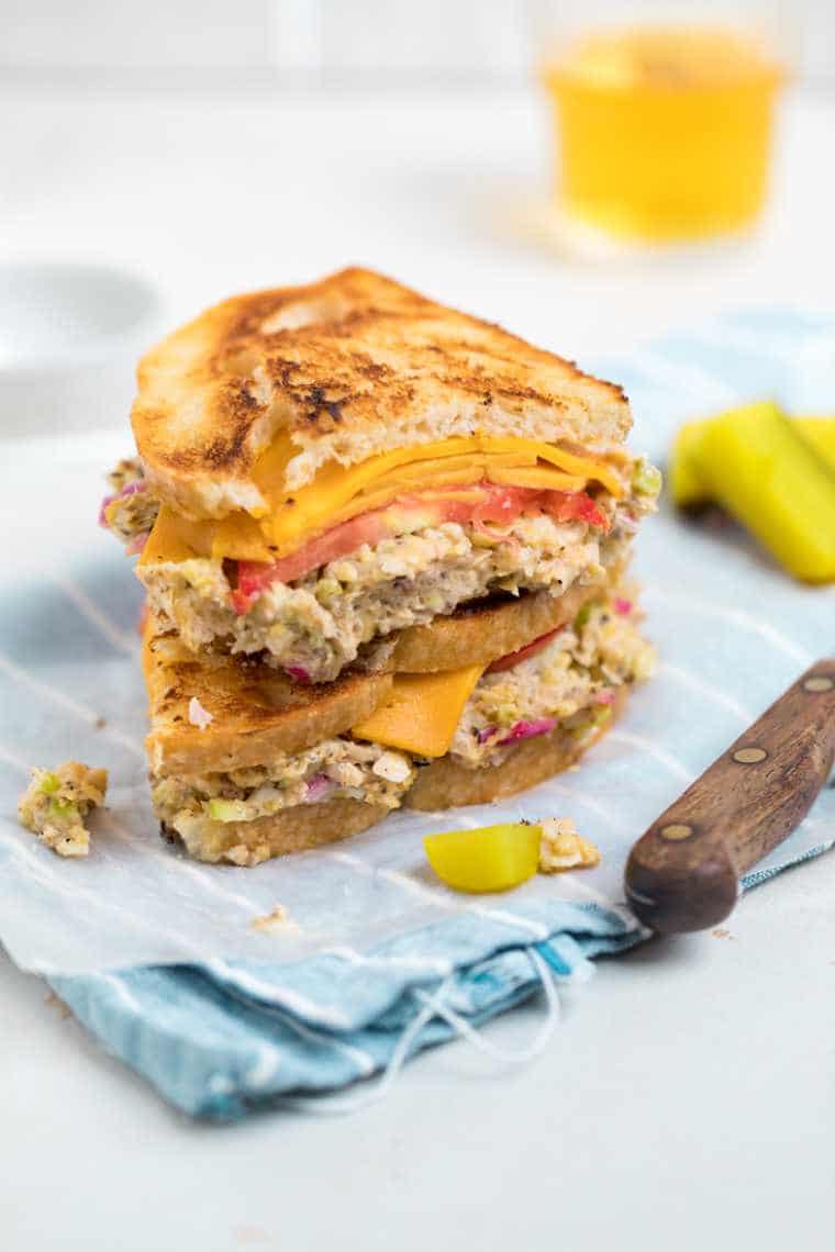 vegan tuna melt